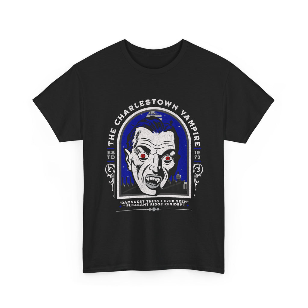 Vampire Tee - "The Charlestown Vampire" Retro Gothic Graphic Shirt